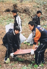 釧路湿原クリーンデーの様子を写した写真