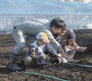 第3回どんぐりの苗畑づくりの様子を写した写真