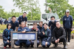 釧路空港で花壇整備が行われました