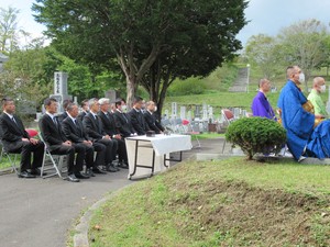 釧路集治監無縁物故者合葬慰霊法要に参列しました