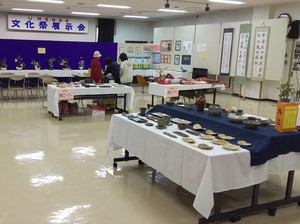 標茶町総合文化祭の阿歴内会場を視察しました