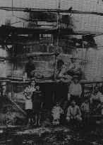 最初のサイロ(昭和16年)の写真